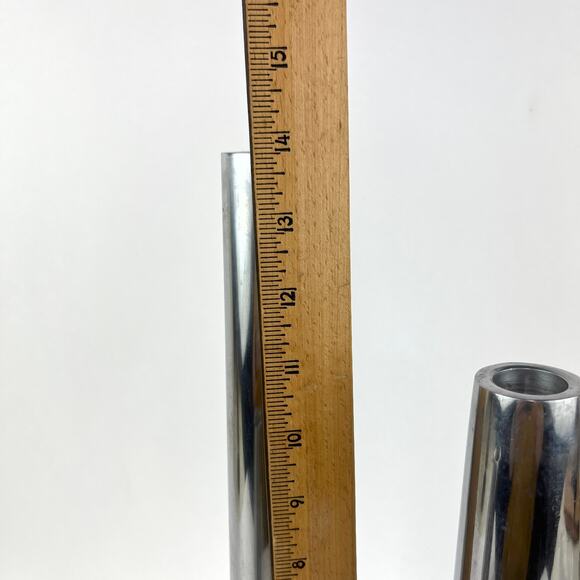 Ikea Modern Minimalist Triangular Profile Tapered Candleholders - Picture 5 of 9